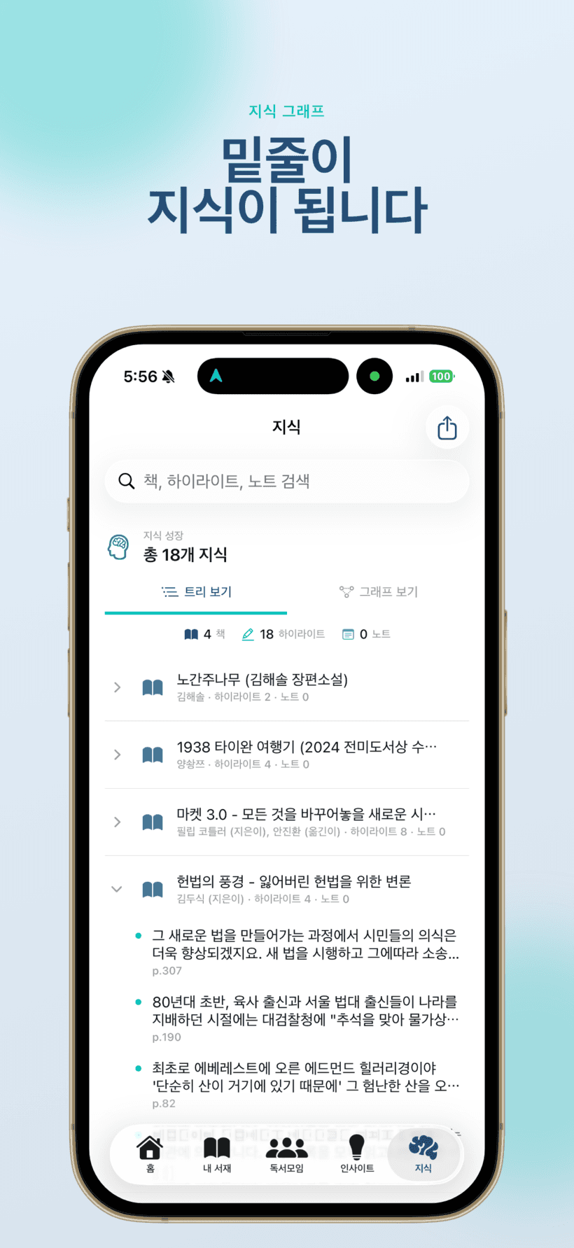RIC 지식 그래프 — 밑줄이 지식이 됩니다